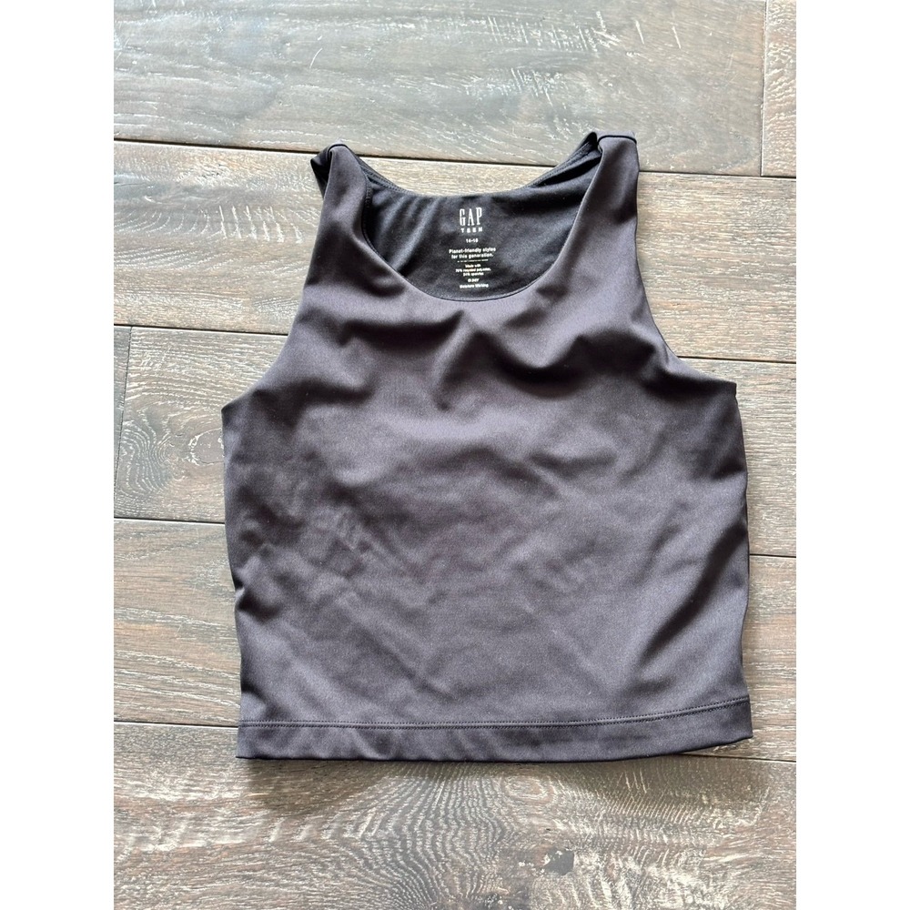 Gap teen size 14/16‎ athletic tank top/sports bra. Black